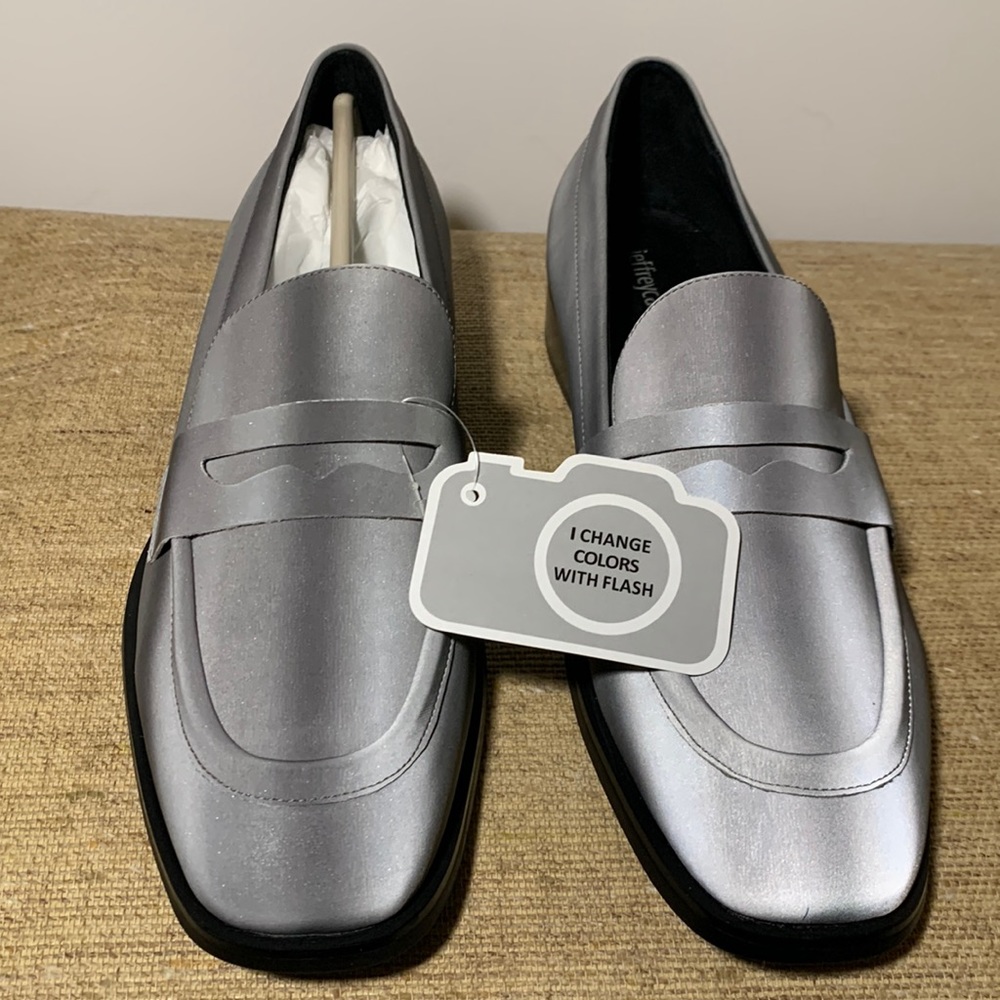 Brand new Jeffery Campbell - Hornsby Reflective women’s shoes - size 91/2!